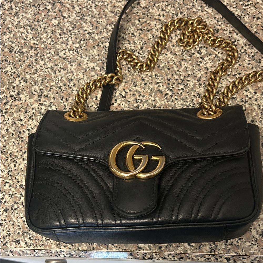 Authentic Guggi bag small